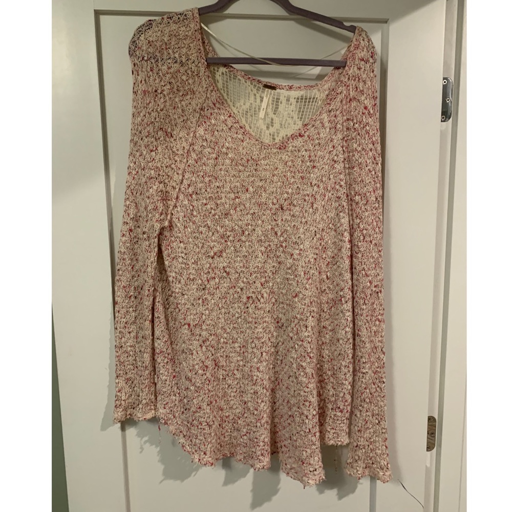 Free people lace back sweater